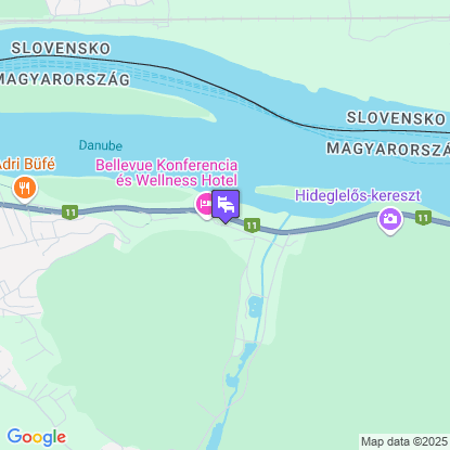 Hotel Bellevue a térképen